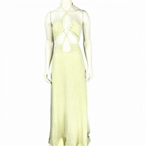 ASOS Maxi Dress, Criss-cross Halter Top, Size 10